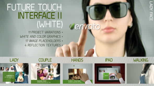 Future Touch Interface II (White) - VideoHive 1832015