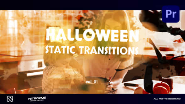 Halloween Transitions - VideoHive 48475313