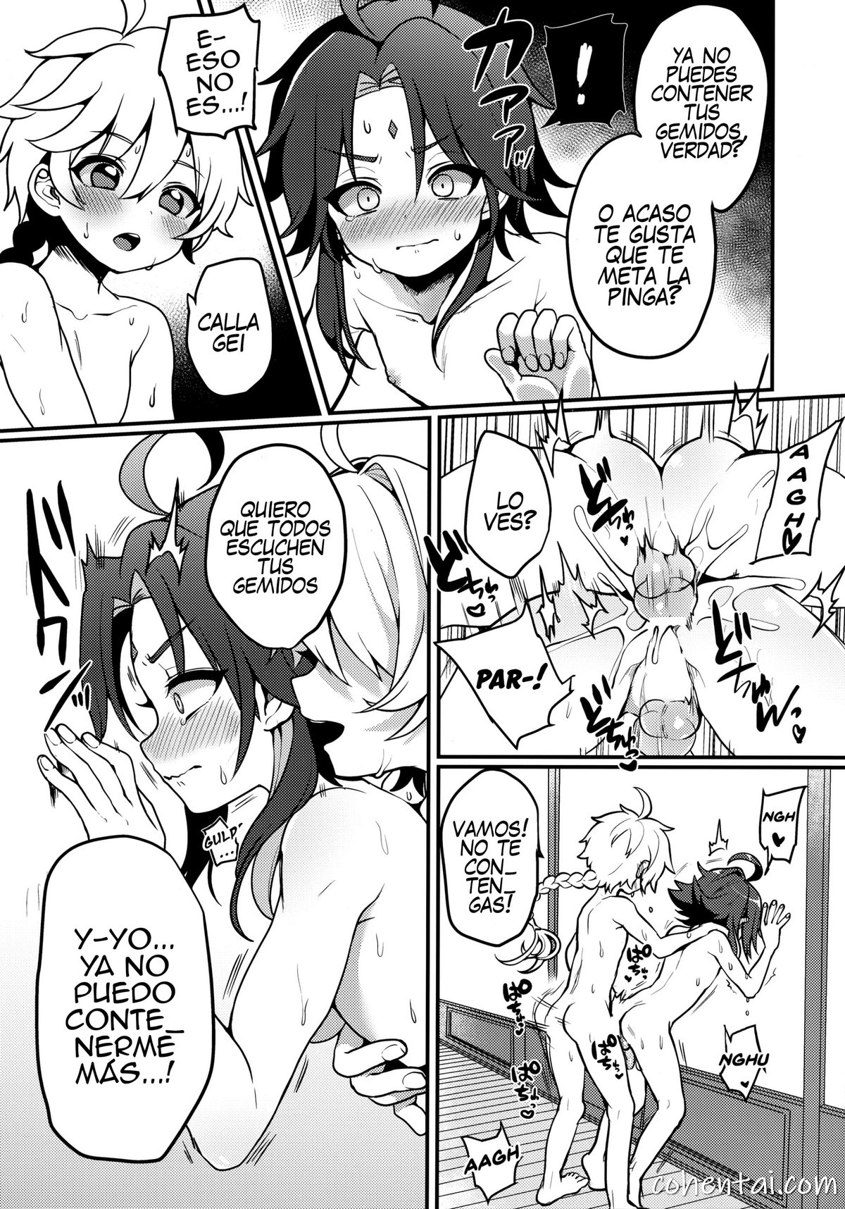 AetherXiao ga Tsubo no Naka de Ecchi Suru Hon (Genshin Impact) manga hentai xxx español