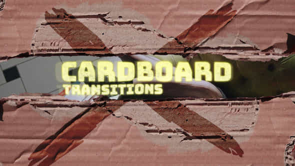 Cardboard Transitions - VideoHive 54289959