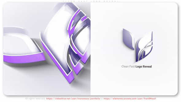 Clean Fast Logo Reveal - VideoHive 51551489