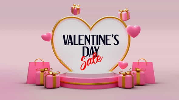 Valentines Day Sale And Greetings - VideoHive 35825165