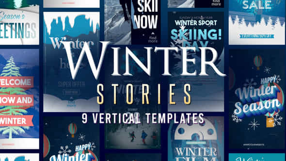 Winter Season Stories - VideoHive 49976159