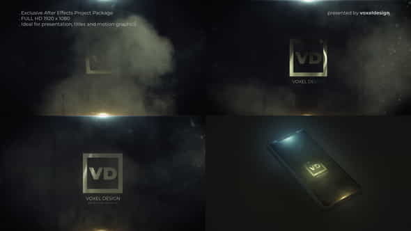 Steam Smoke Logo Revealer - VideoHive 32337558