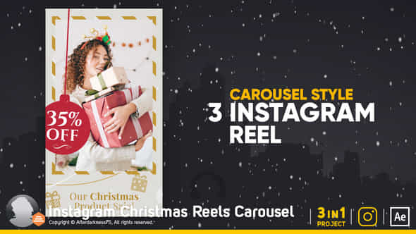 Instagram Christmas Reels Carousel - VideoHive 49703455