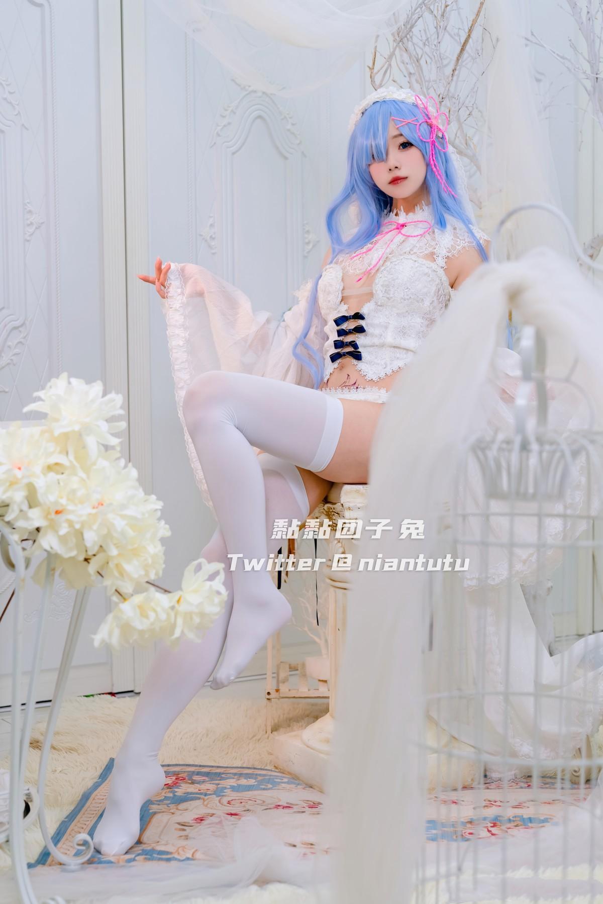 Cosplay 黏黏团子兔 长发蕾姆(1)