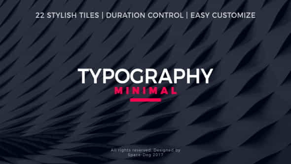 Minimal Typography - VideoHive 20395304