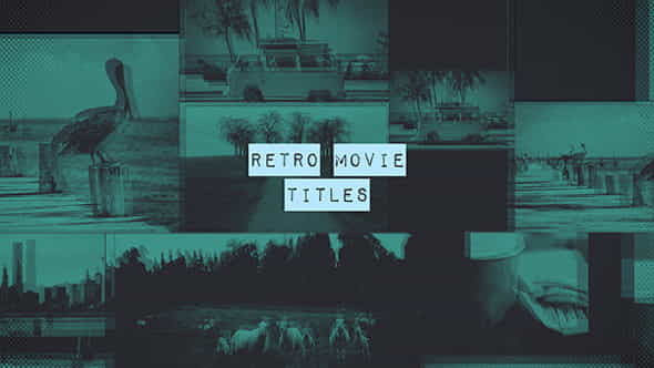 Retro Movie Titles - VideoHive 7368781