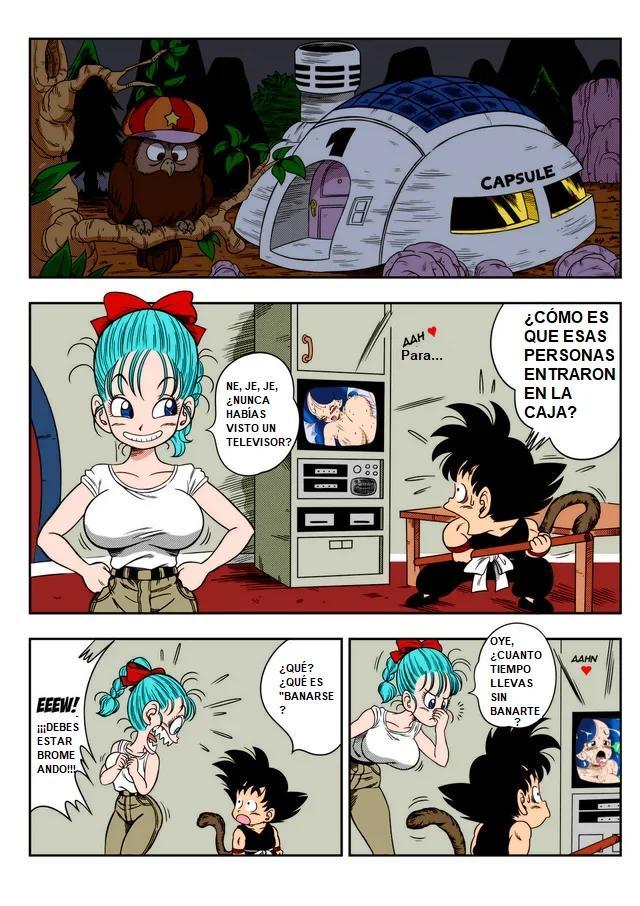 YamamotoDoujin - Bulma X Goku (Episode 1) Sexo en el baño A COLOR - 2