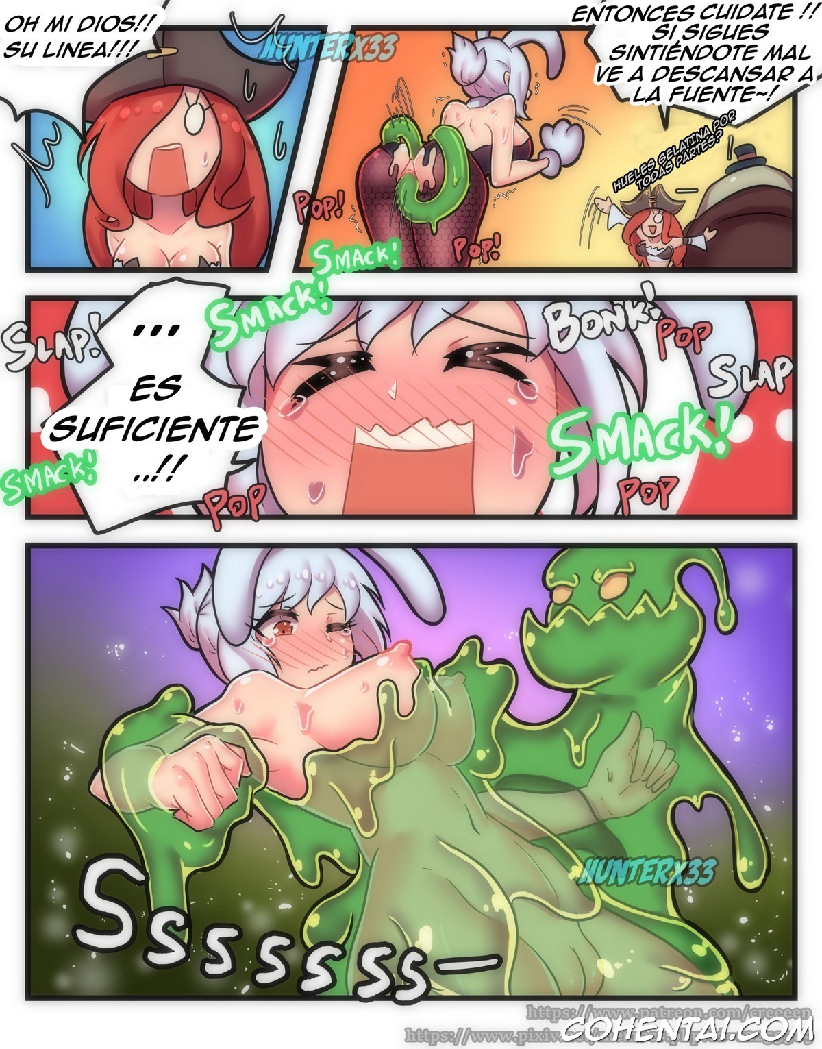 Rabbit Jelly (League of Legends) xxx comics manga porno doujin hentai español sexo League of Legends Riven Zac