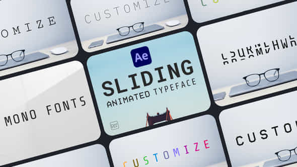 Sliding Animated Typeface - VideoHive 45775934
