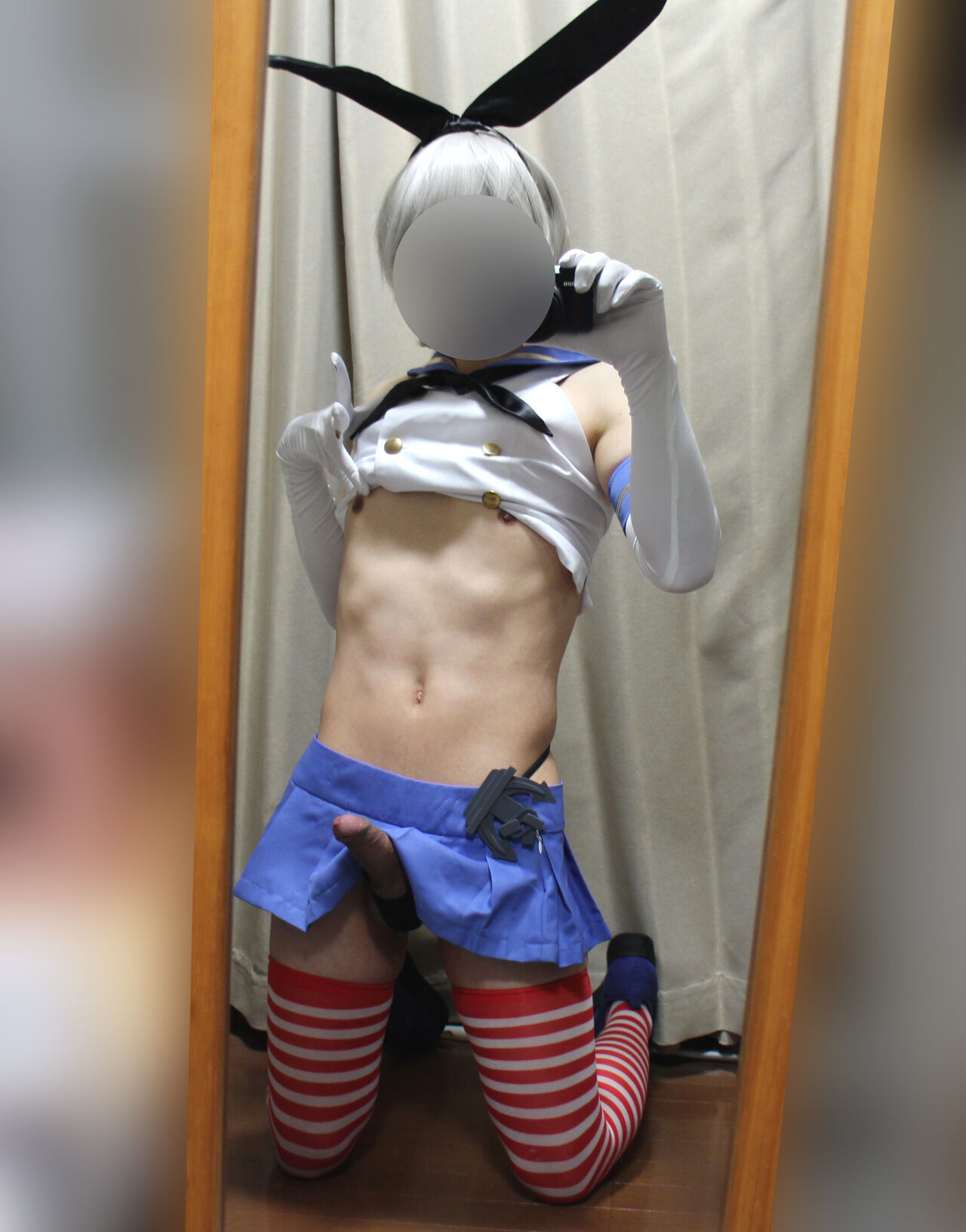 [trans] Hatarabu - z1 & z3 Shimakaze cosplay
