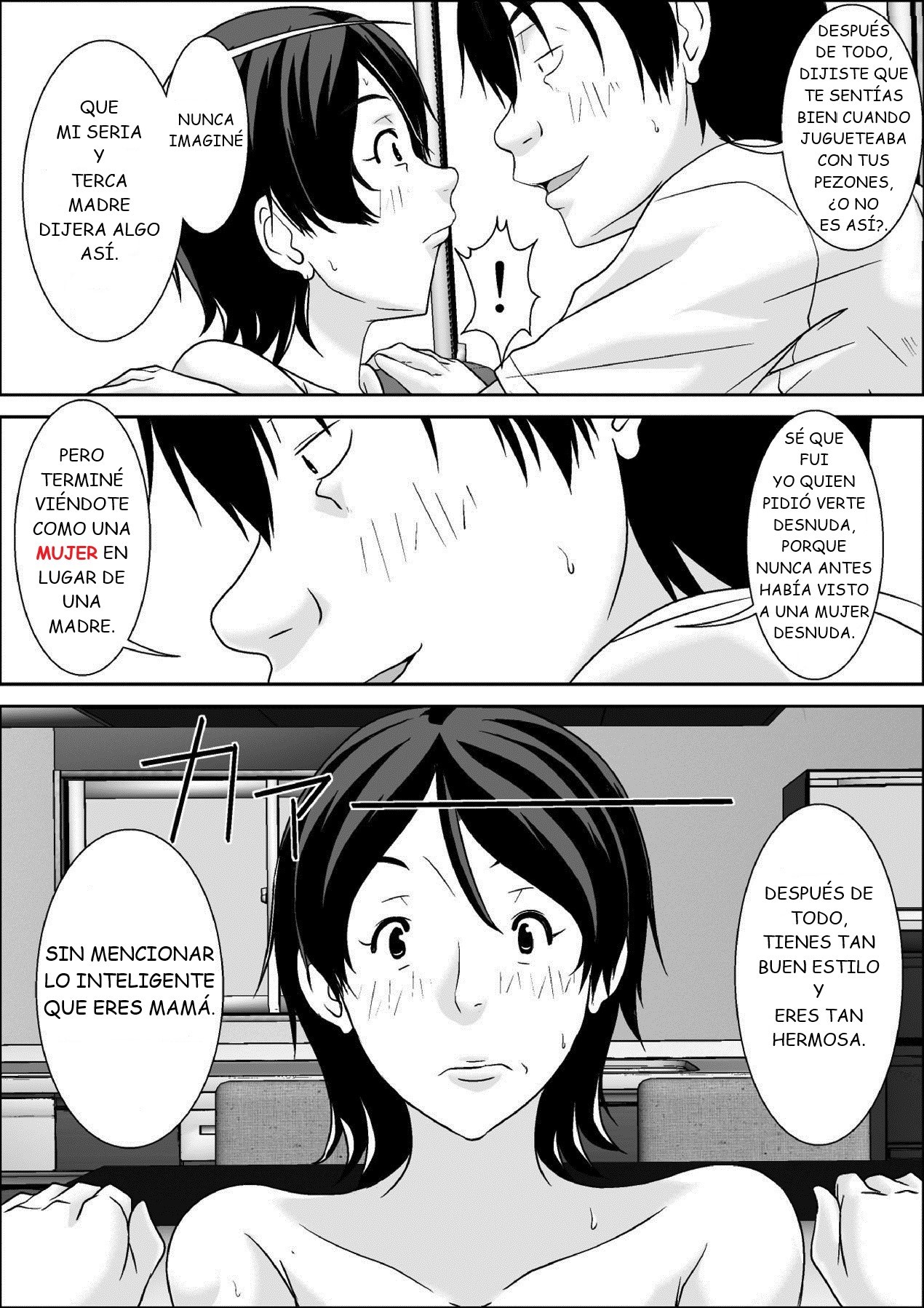 [Hoyoyodou] Kora! Anta Hahaoya o Kudoite Nani Shiyoutte Iu no!  ¡Oye! ¡¿Qué haces seduciendo a tu madre! [Spanish] [GB]