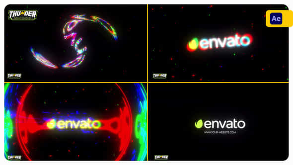 Modern Glitch Logo - VideoHive 44227255