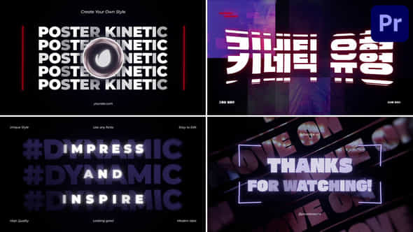 Kinetic Typography For Premiere Pro - VideoHive 50509872
