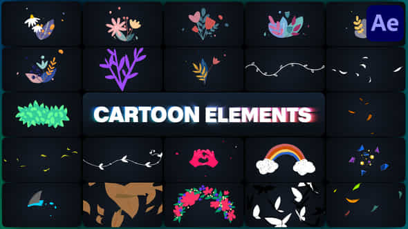 Cartoon Elements - VideoHive 48471064