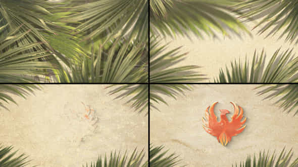 Sand Beach Summer Holidays Travel Logo - VideoHive 57914106