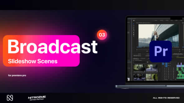 Broadcast Slideshow Scenes Vol 03 For Premiere Pro - VideoHive 49206164