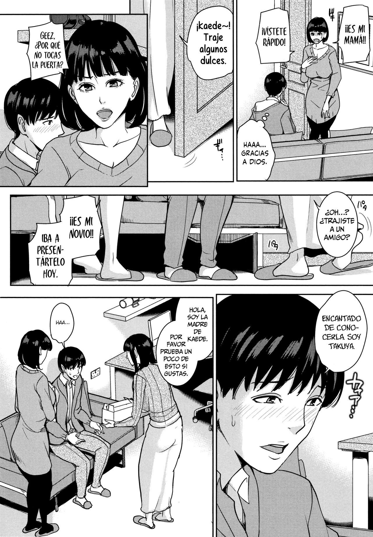 [Maimu Maimu] Kanojo no Mama to Deaikei de...  [Spanish] [Vanilla Sweet Scans]