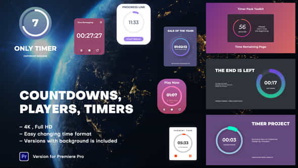 Countdowns Players Timers - VideoHive 44398225