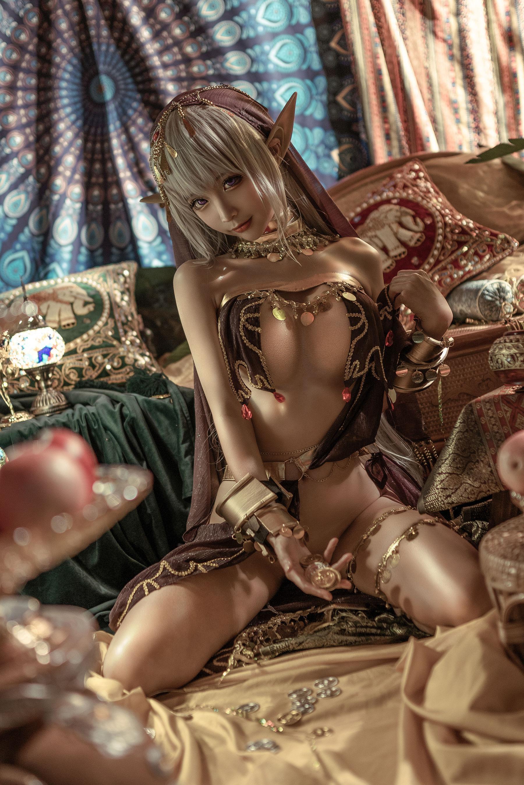 [网红COSER] 动漫博主蠢沫沫 – 黑兽(37)