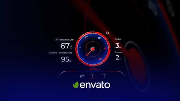 Car Indicator Logo - VideoHive 37459393