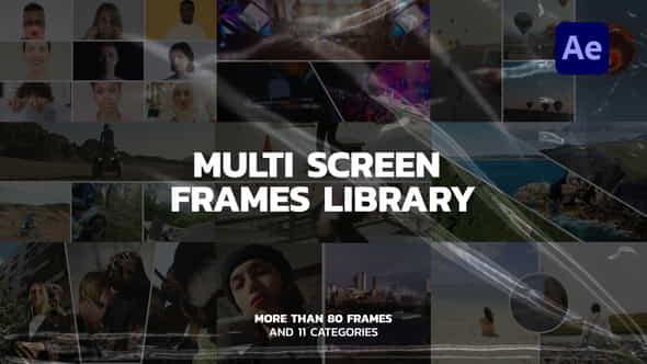 Multi Screen Frames Library - VideoHive 32563837