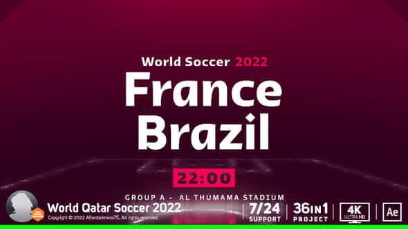 World Soccer Qatar - VideoHive 40432645