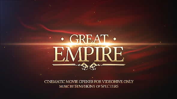 Great Empire Opener - VideoHive 1585399