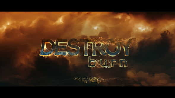 Burn Destroy - VideoHive 7238297