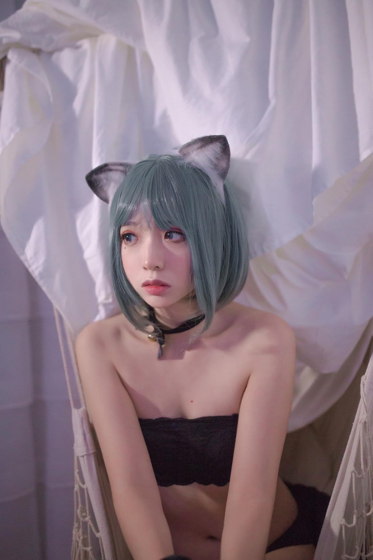 Cosplay 疯猫ss 黑猫二(22)