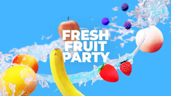 Fresh Fruit Intro - VideoHive 43275281
