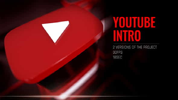 YouTube Intro. Blogger Opening Content - VideoHive 20848118