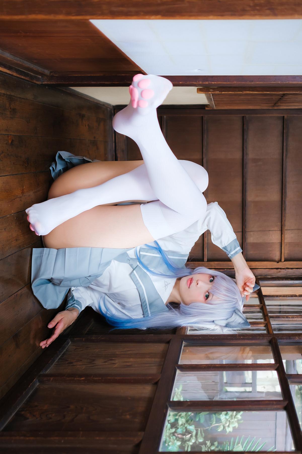 Cosplay ElyEE子 Veranda White Cat緣廊白貓(13)