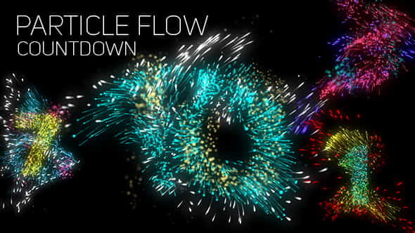 Particle Flow Countdown - VideoHive 20692236