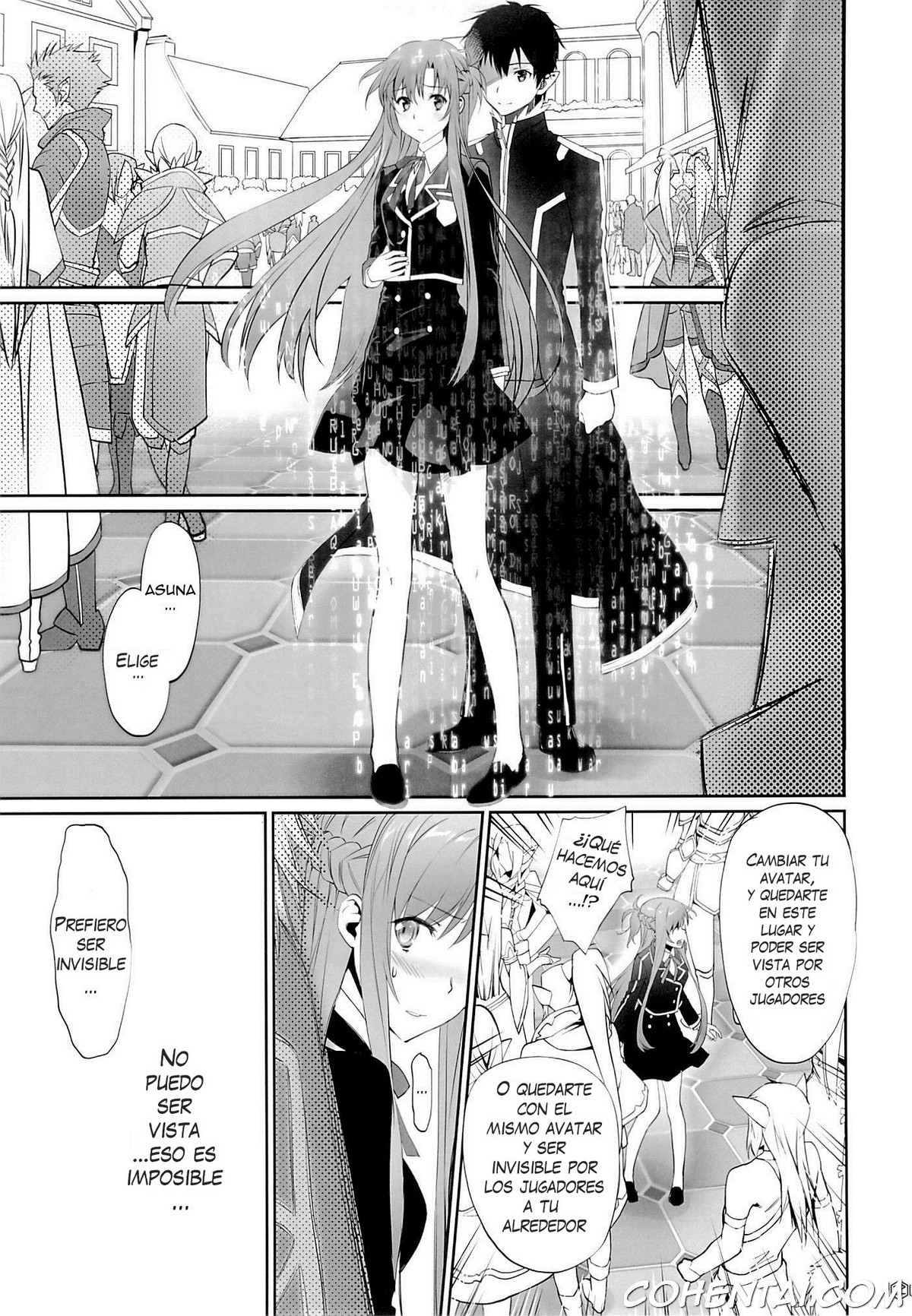 turnover (Sword Art Online) xxx comics manga porno doujin hentai español sexo Asuna Yuuki Kazuto Kirigaya | Kirito Suguha Kirigaya Sword Art Online