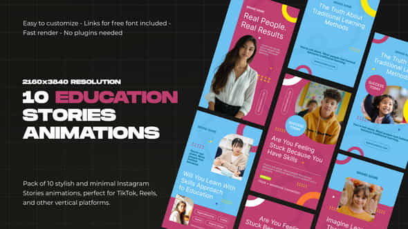 Education Stories - VideoHive 59513028