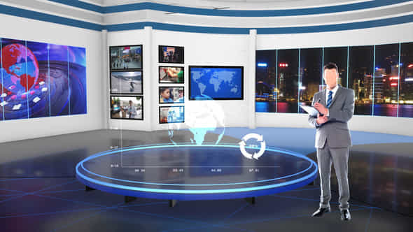 Set Virtual Studio - VideoHive 38393527