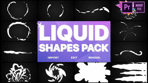 Liquid Shapes Pack | Premiere - VideoHive 24696388