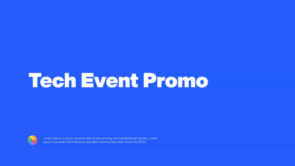 Tech Event Promo - VideoHive 40517119