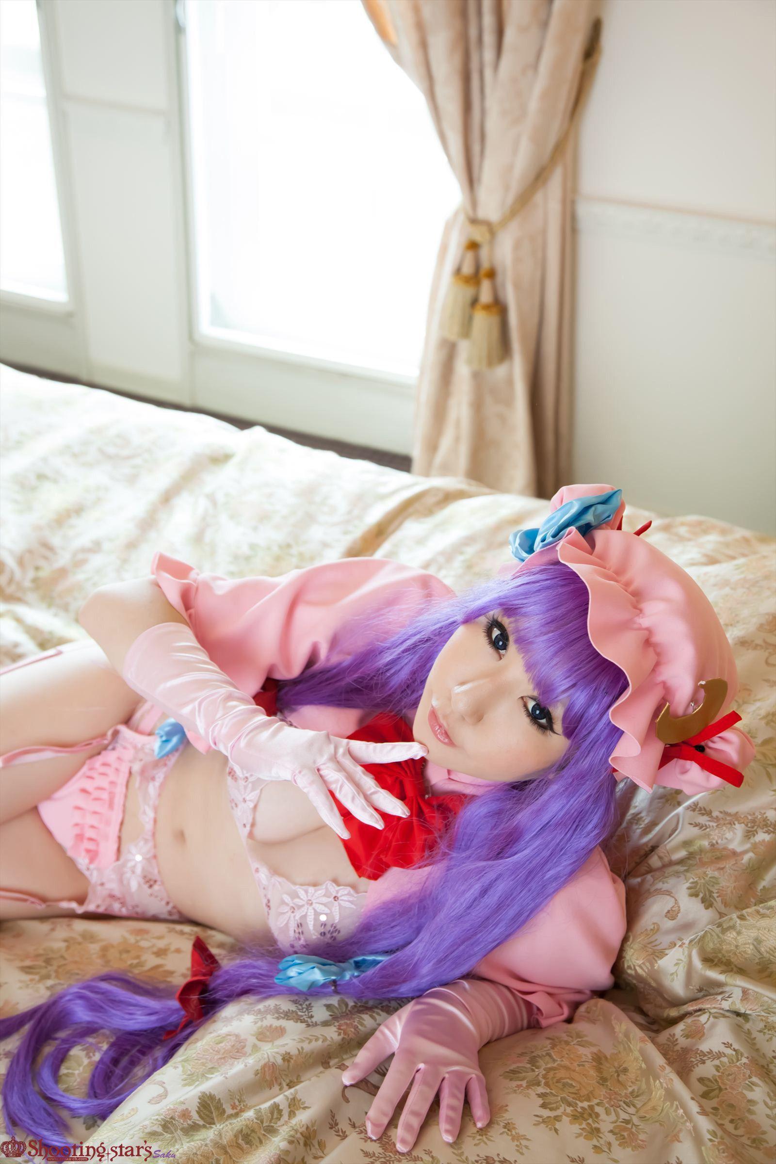 绫香サク (サク綾香 Saku Ayaka) 《東方Project》Patchouli Knowledge [Shooting Star’s] 写真集(37)