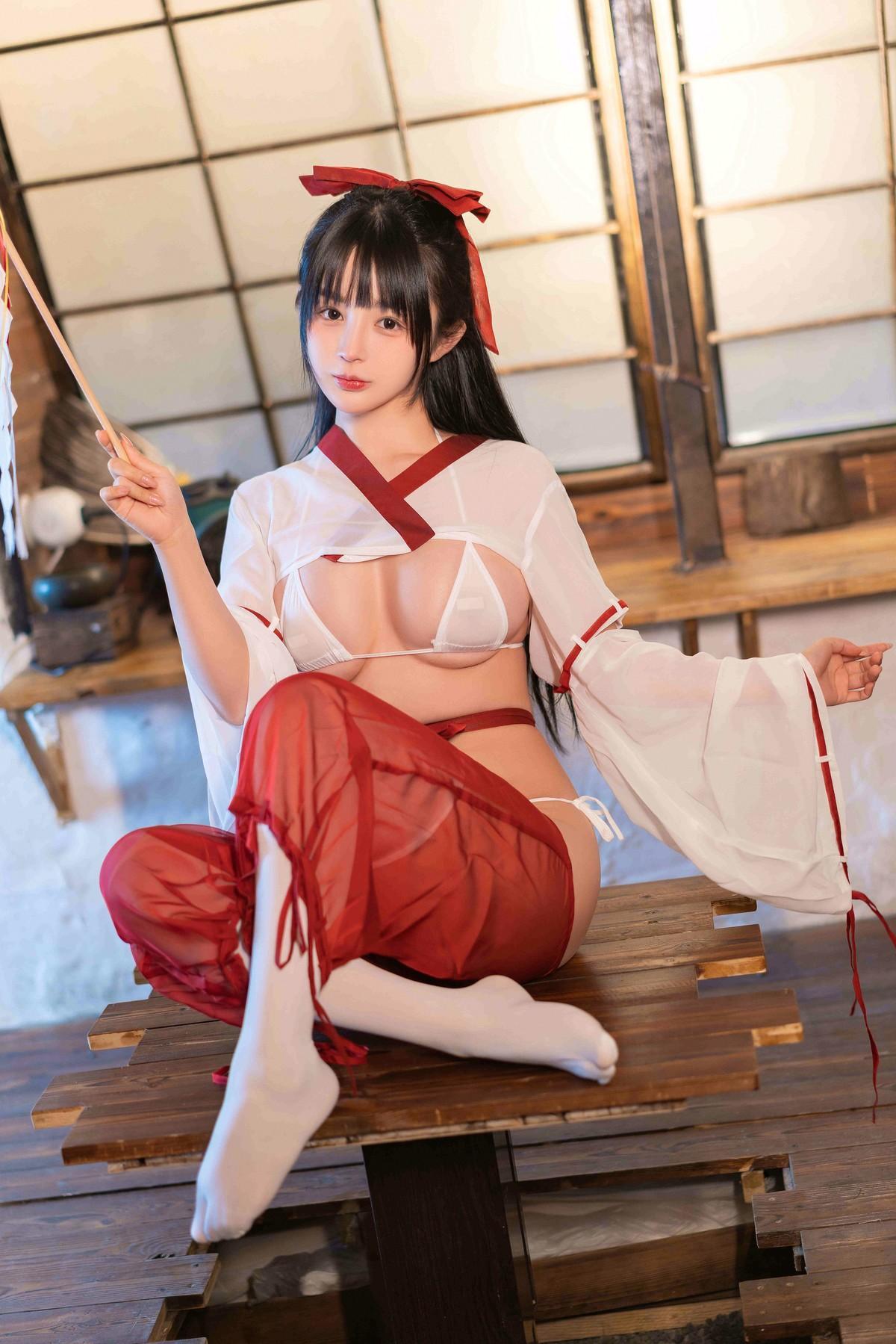 Cosplay 桜井宁宁 巫女(1)