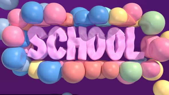 Black Back to School Text - VideoHive 33316401