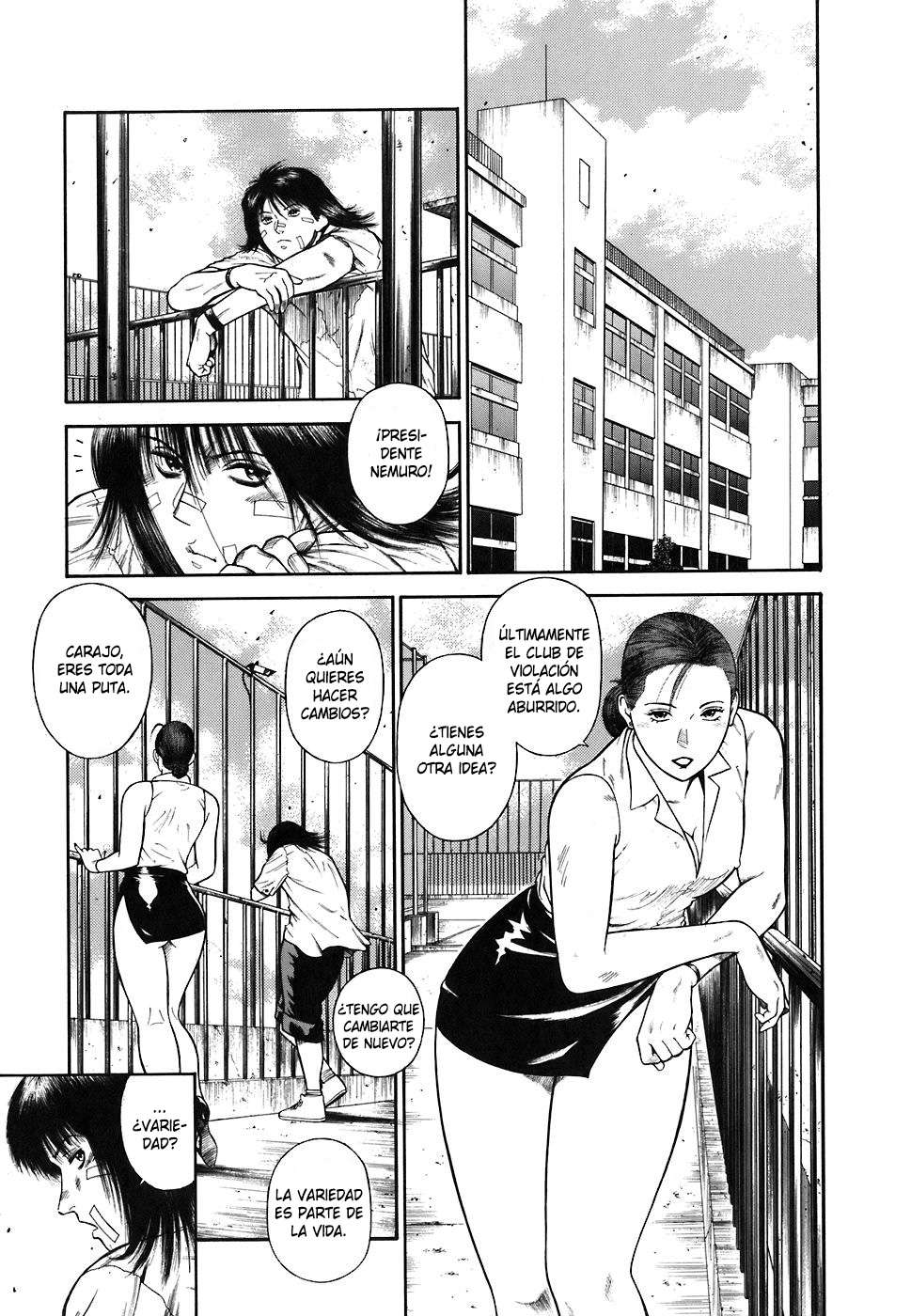 MORAL HAZARD ~Haitoku no Kyoudan~Completo Chapter-13 - 22