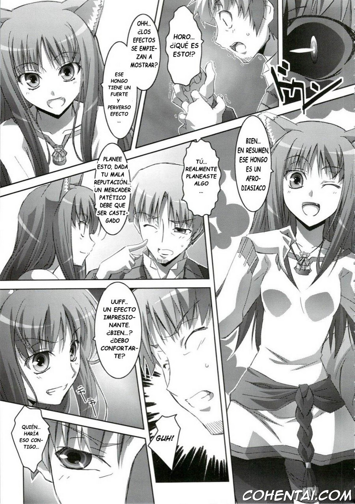 Horon Hororon (Ookami to Koushinryou) xxx comics manga porno doujin hentai español sexo 