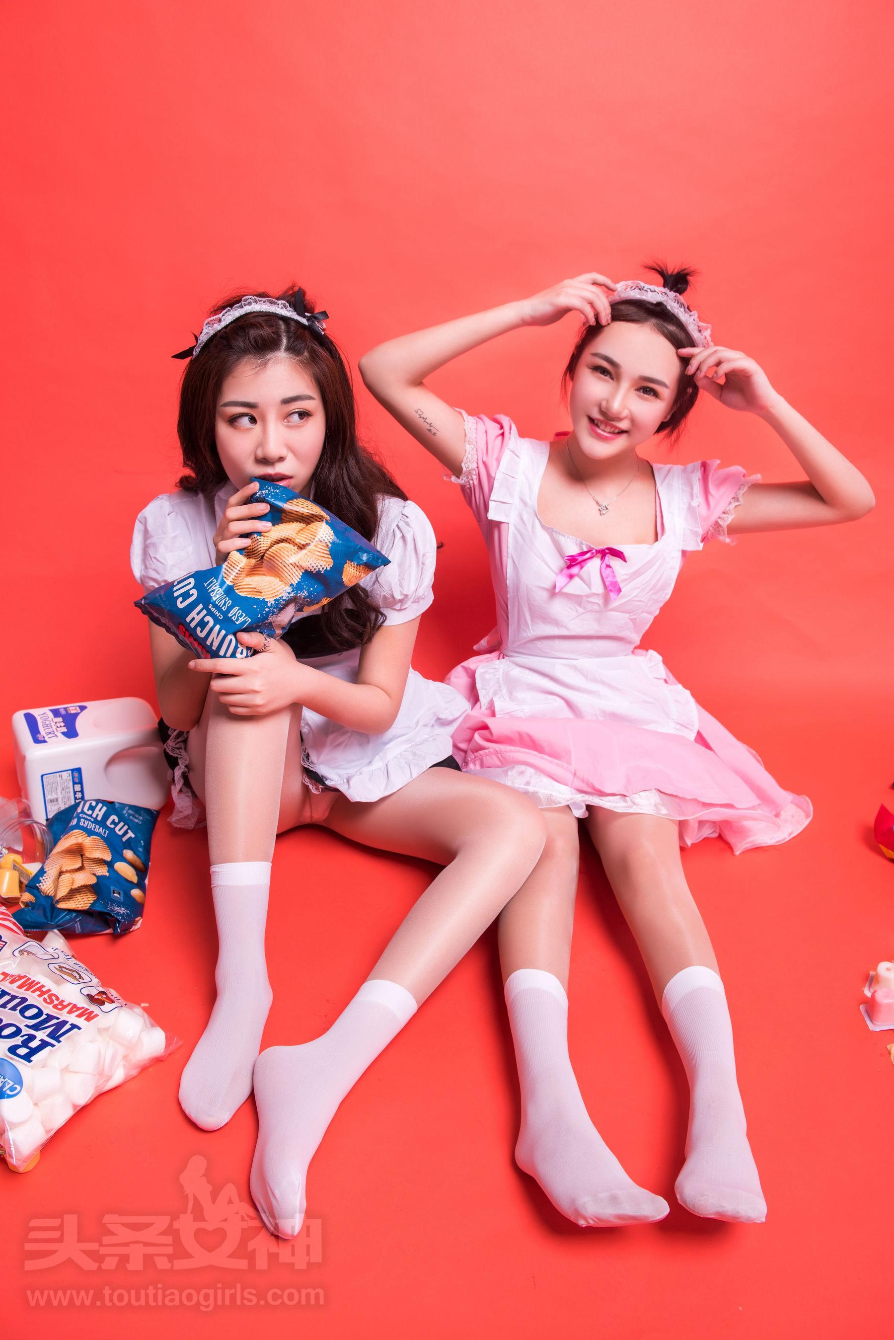 悦悦&奥利《保姆零食快乐时光奥利奥》 [头条女神] 写真集(12)