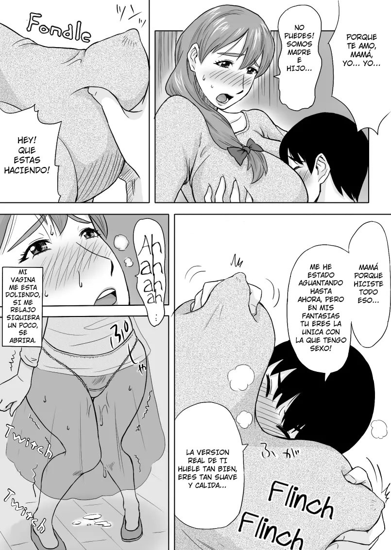 [Ochikochitei (Tadano Kushami)] Mama wa Totsuzen Osottekita [Spanish] [Roal Scan] [Digital]