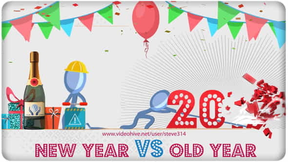 Happy New Year vs Bad - VideoHive 20992941