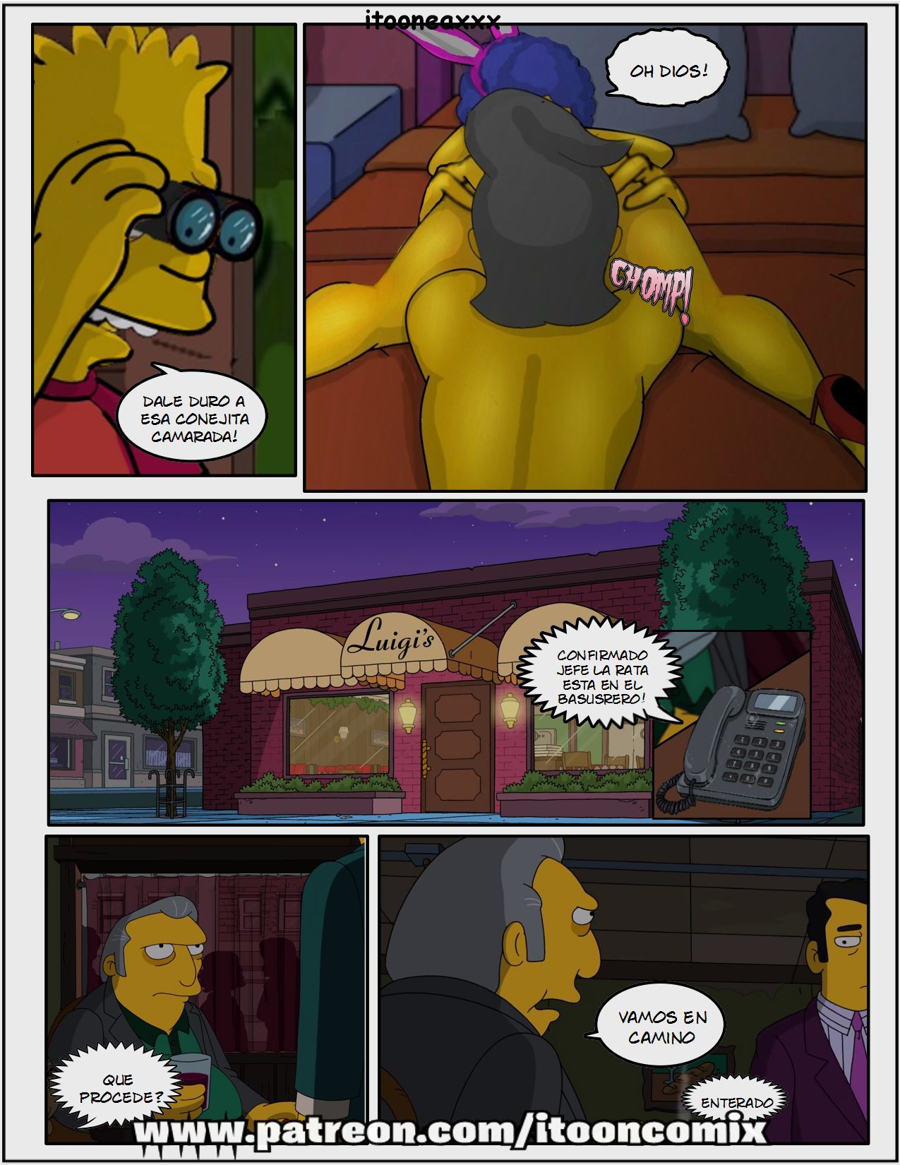 Simpsons xxx - Snake 3 (Español)
