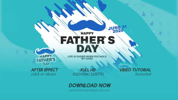 Fathers Day Titles l Fathers - VideoHive 27385509